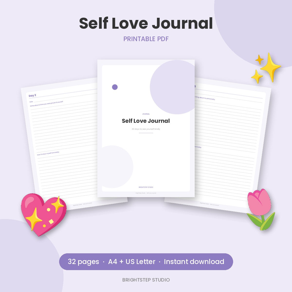 Self Love Journal | Printable PDF