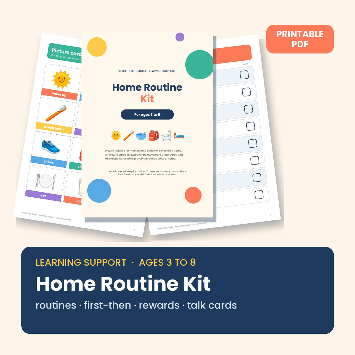 Home Routine Kit (Ages 3-8)