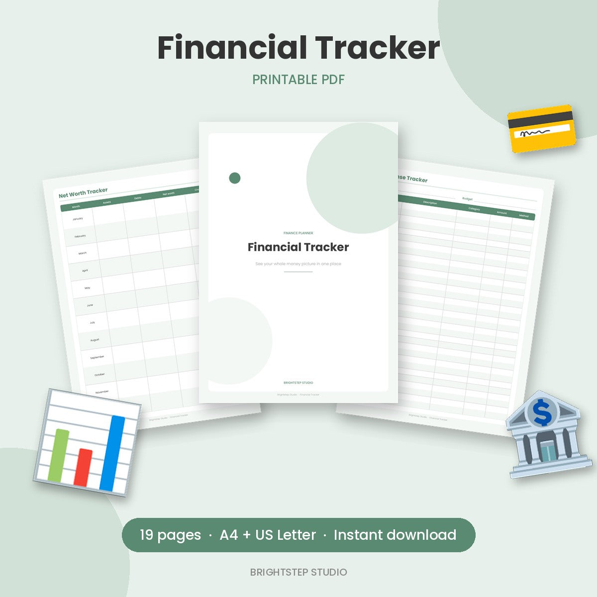 Financial Tracker | Printable PDF