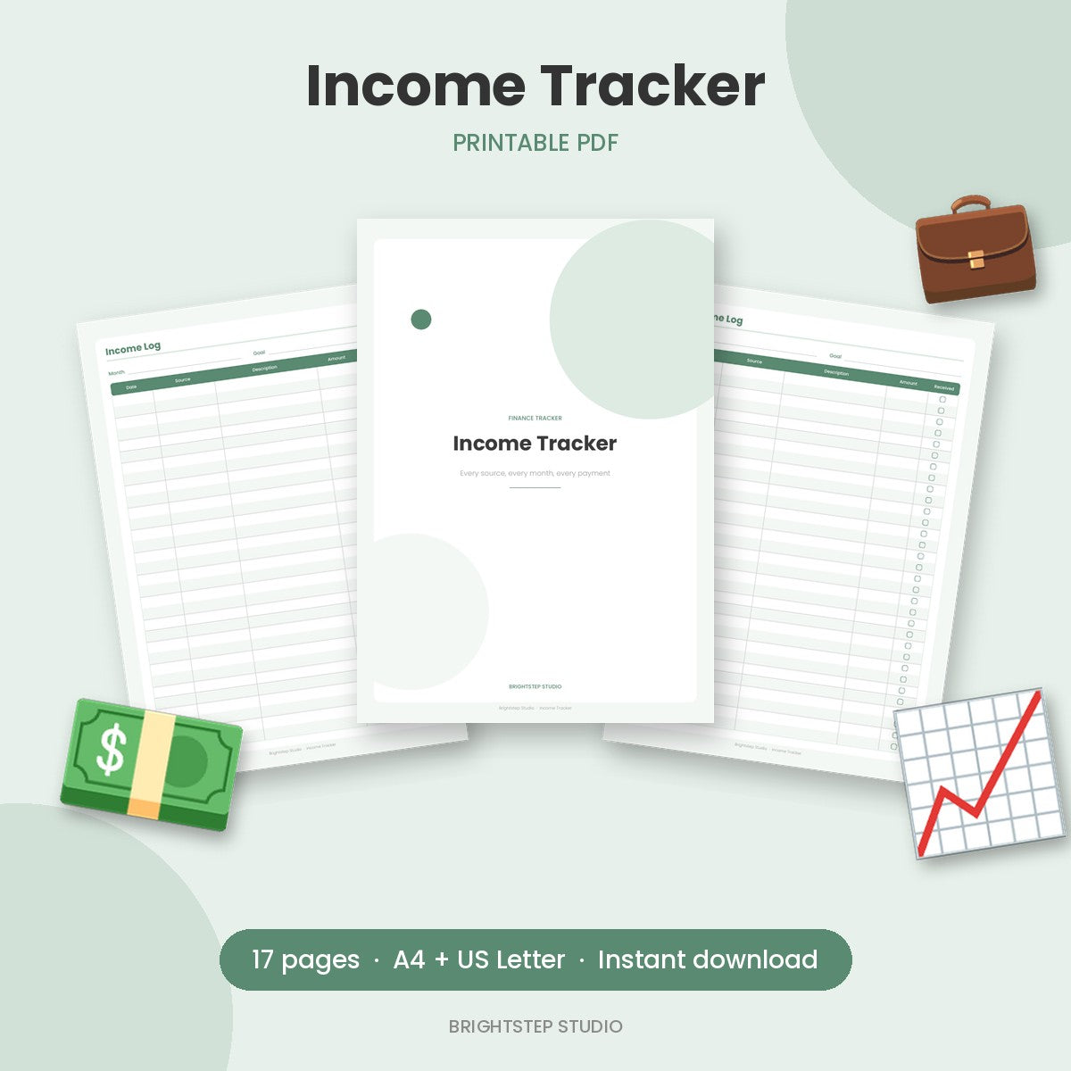 Income Tracker | Printable PDF