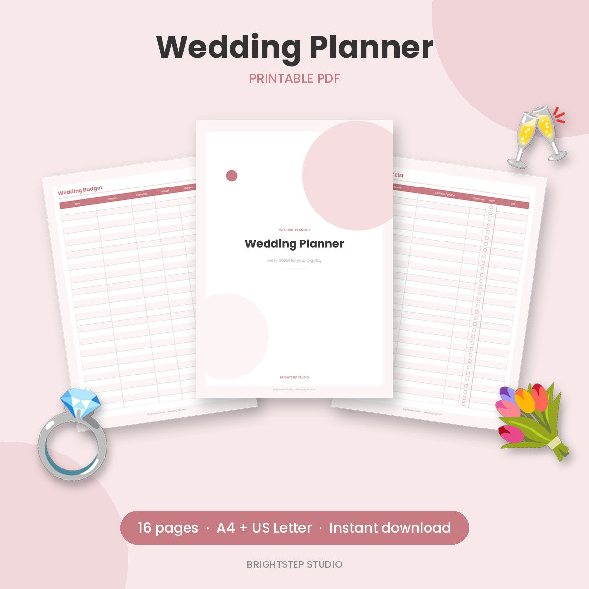 Wedding Planner | Printable PDF