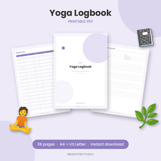 Yoga Logbook | Printable PDF